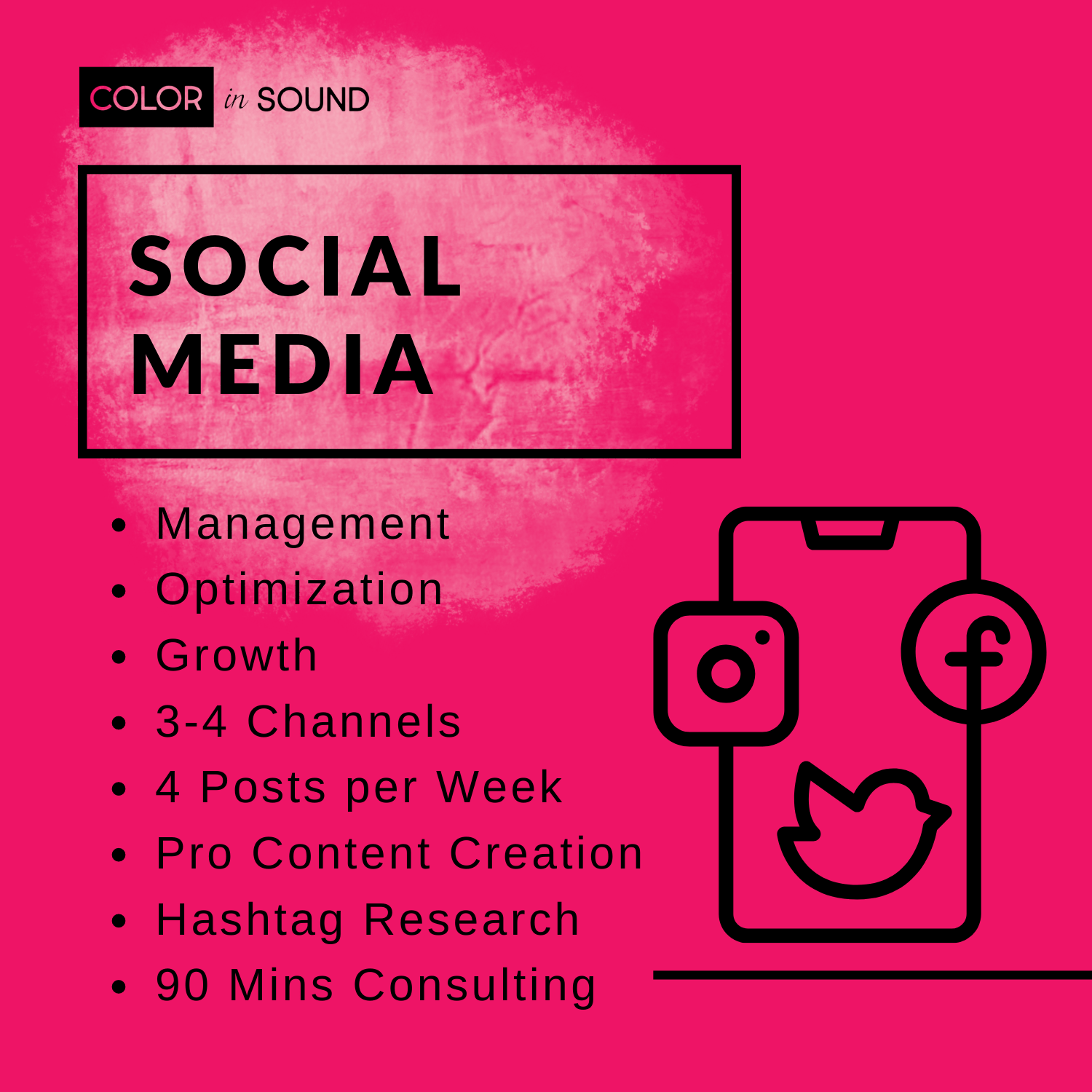 Social Media Management | Pink Package (Level 4)