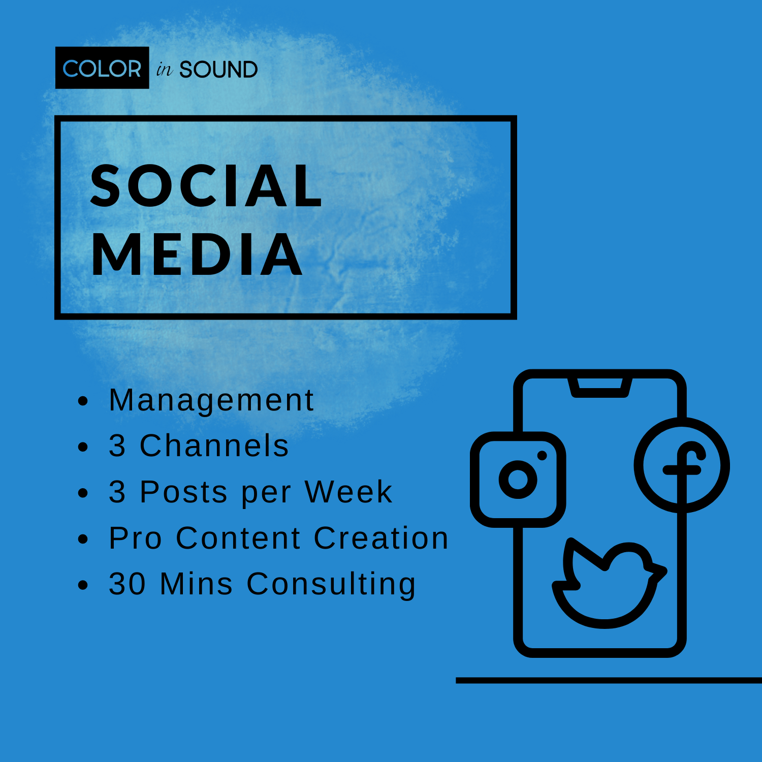 Social Media Management | Blue Package (Level 2)
