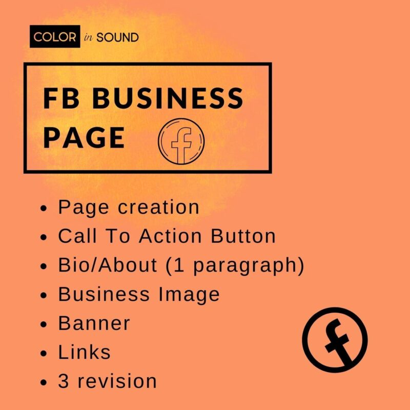 Facebook business page service by CS tier 3
