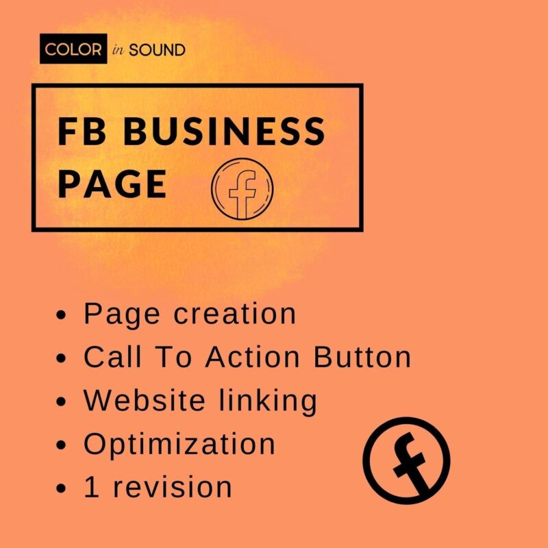Facebook business page service by cs tier 1